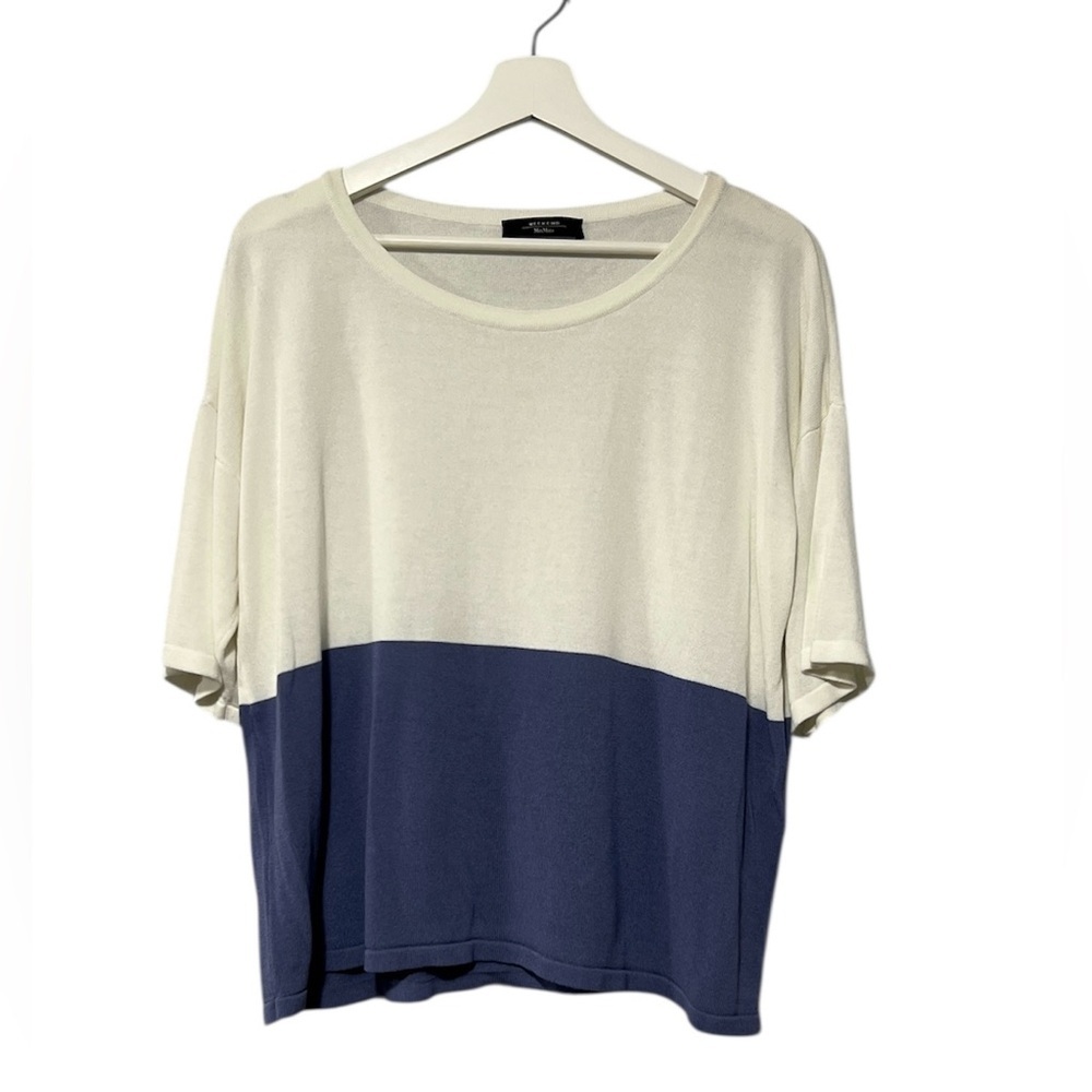 Weekend MAXMARA Colorblock Knit Blouse